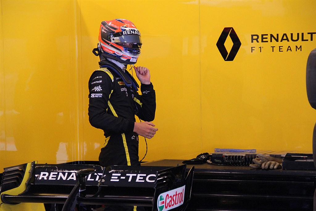 Christian Lundgaard ved sidste uges Formel 1 test
(Foto: Jan Kaiser)
